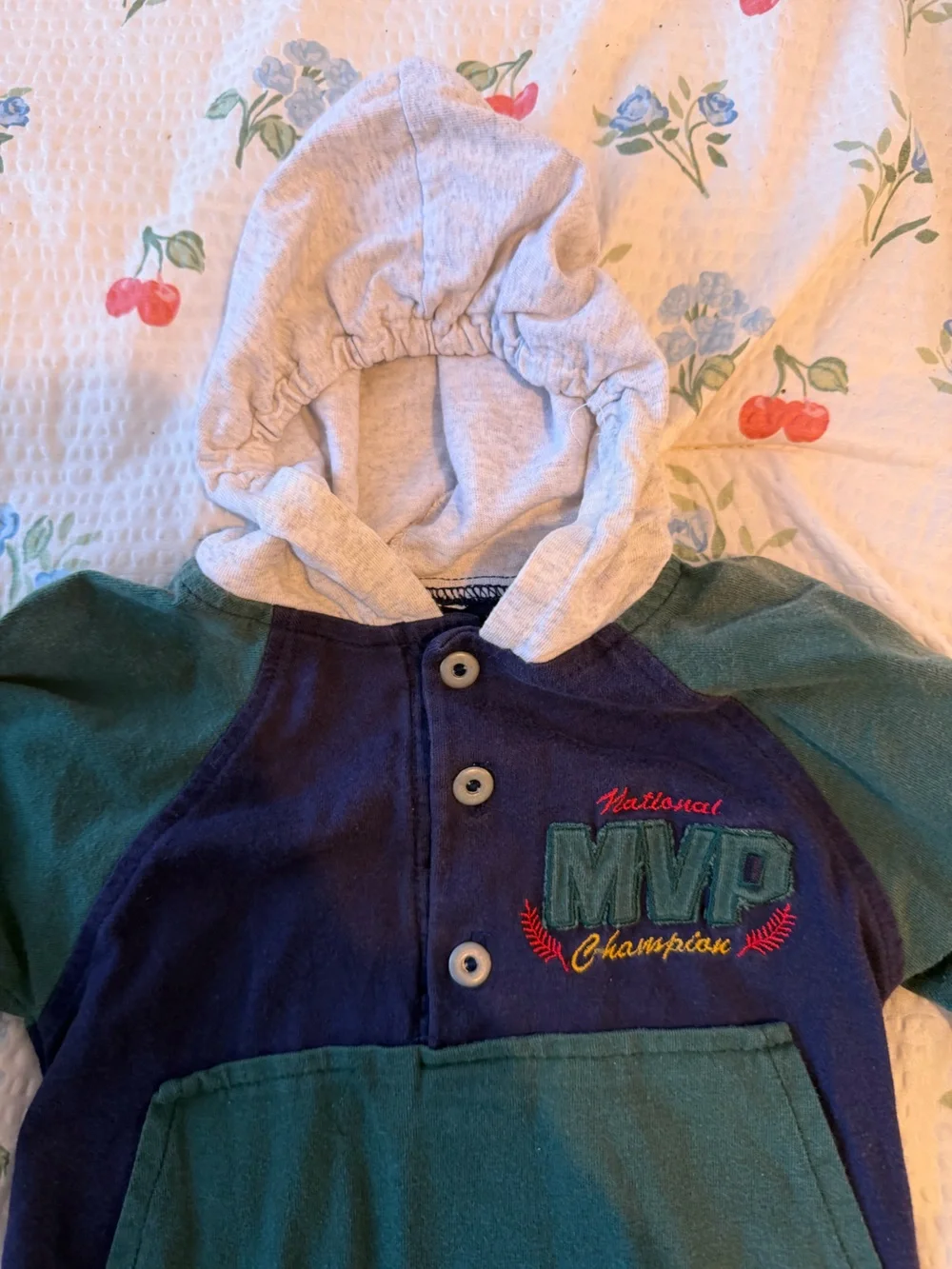 Vintage Romper with hoodie